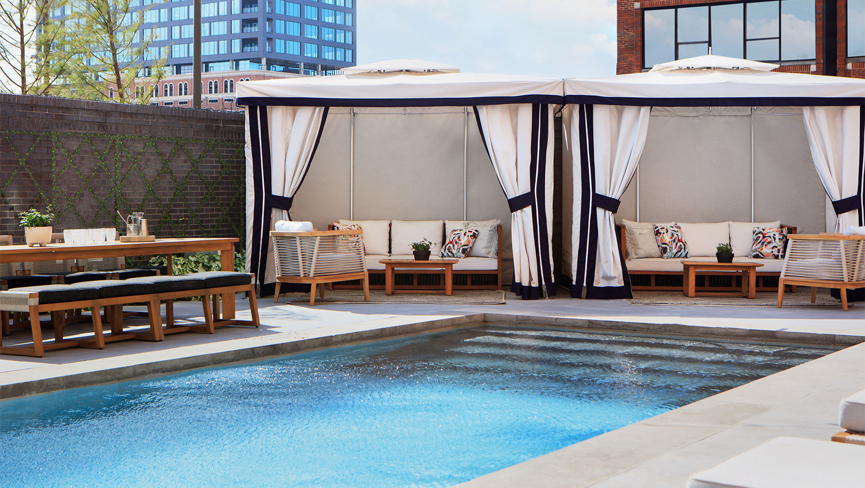 Poolside Cabanas