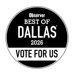 Dallas Observer Vote For Us badge