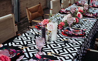 decorated table