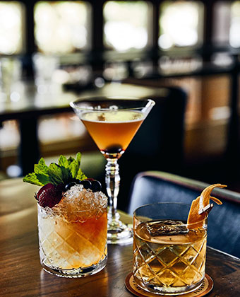 Cocktail at the bar